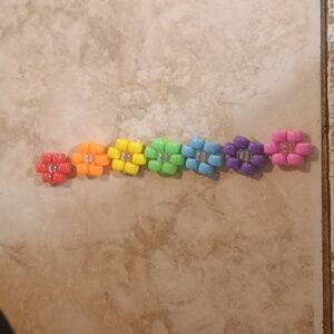 Rainbow Kandi Flower Set